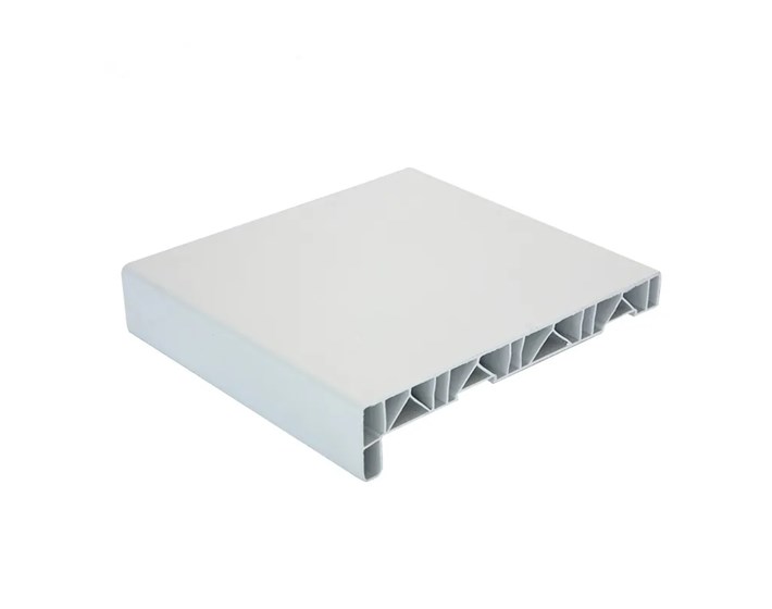 KLUPČICA PROZORSKA PVC 25x186cm SA ZAVRŠECIMA BIJELA