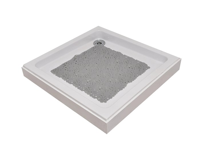 PODLOGA ZA KADU 50x50cm PROZIRNO/SIVA