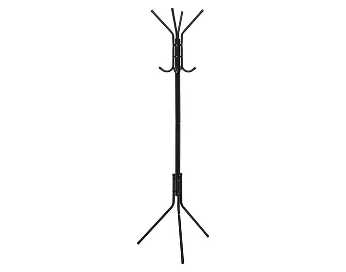 VJEŠALICA SAMOSTOJEĆA 8 KUKICA 54x45x176cm METAL CRNA
