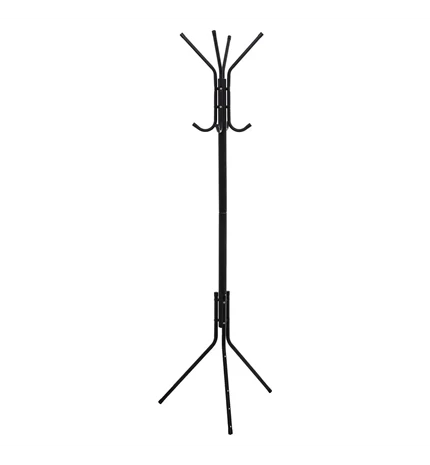 VJEŠALICA SAMOSTOJEĆA 8 KUKICA 54x45x176cm METAL CRNA
