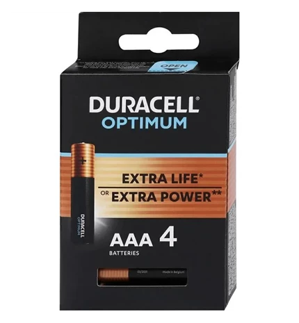 BATERIJA OPTIMUM AAA K4 DURACELL