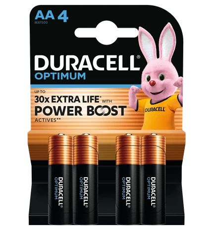 BATERIJA OPTIMUM AA K4 DURACELL