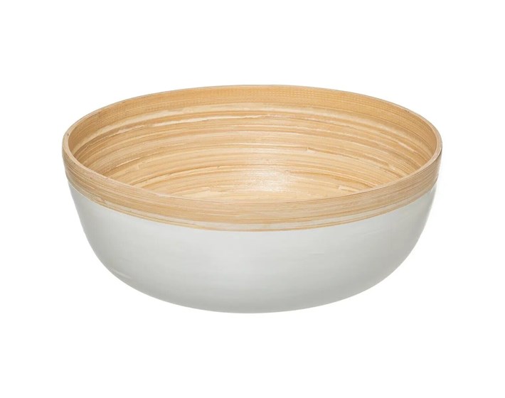 ZDJELA MODERN D.30X12CM BAMBUS BIJELA