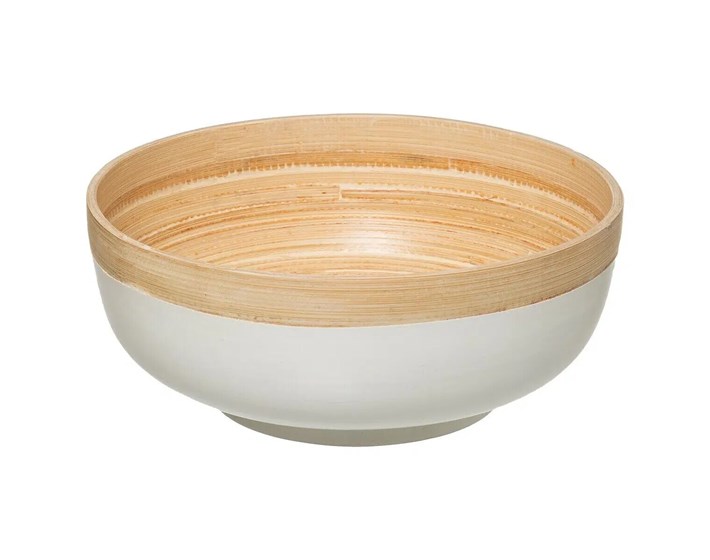 ZDJELA MODERN D.20X7.5CM BAMBUS BIJELA