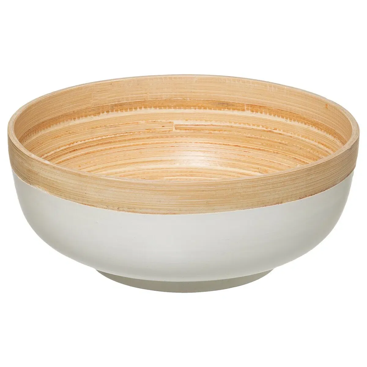 ZDJELA MODERN D.20X7.5CM BAMBUS BIJELA