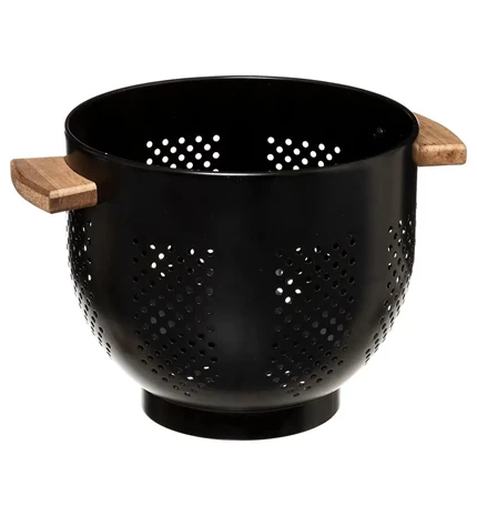 CJEDILO MODERN 29X22X18.5CM METAL CRNA