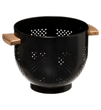 CJEDILO MODERN 29X22X18.5CM METAL CRNA
