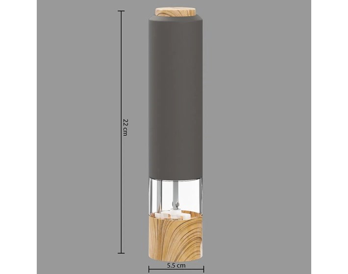 MLINAC ELEKTRIČNI MODERN D.5.5X22.3CM POLISTIREN CRNA