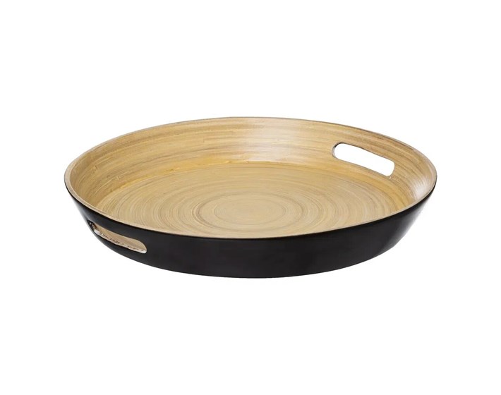 PLADANJ ZA POSLUŽIVANJE MODERN  D.42X5.5CM BAMBUS CRNA