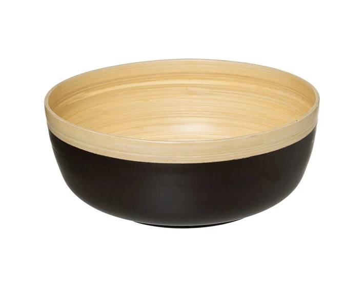 ZDJELA MODERN D.30X12CM BAMBUS CRNA