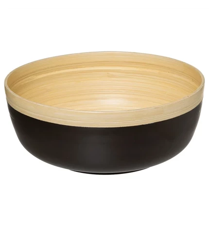 ZDJELA MODERN D.30X12CM BAMBUS CRNA