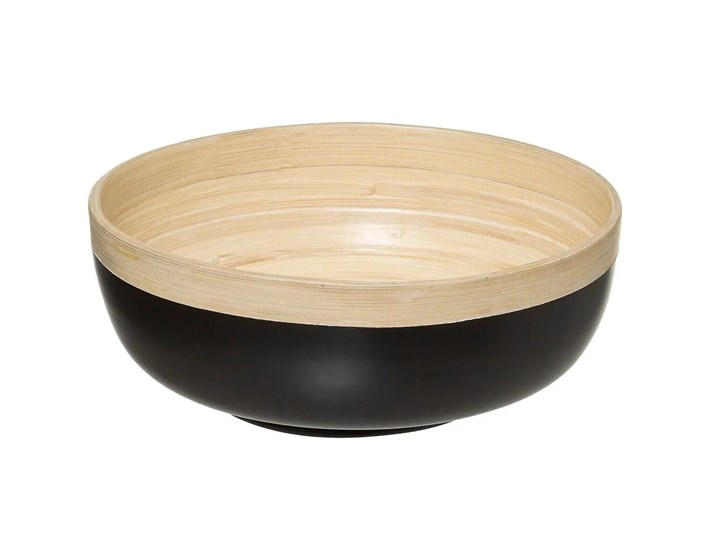 ZDJELA MODERN D.20X7.5CM BAMBUS CRNA