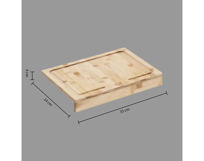 RUBNA DASKA ZA REZANJE  35X24CM BAMBUS
