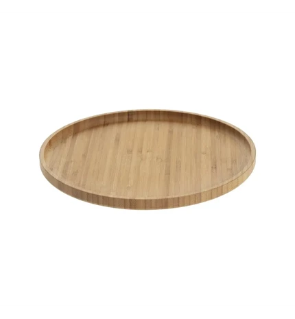 DRVENI TANJUR D.19.5X1.5CM  NATUR