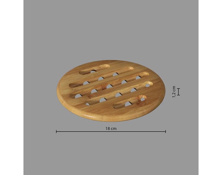 PODMETAČ  D.18X1.2CM BAMBUS