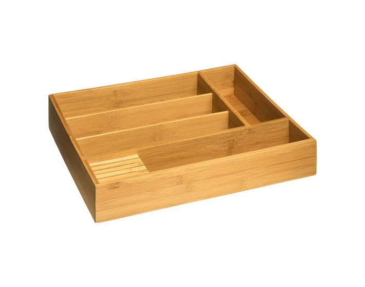 ORGANIZATOR ZA PRIBOR ZA JELO 38X28X7CM BAMBUS
