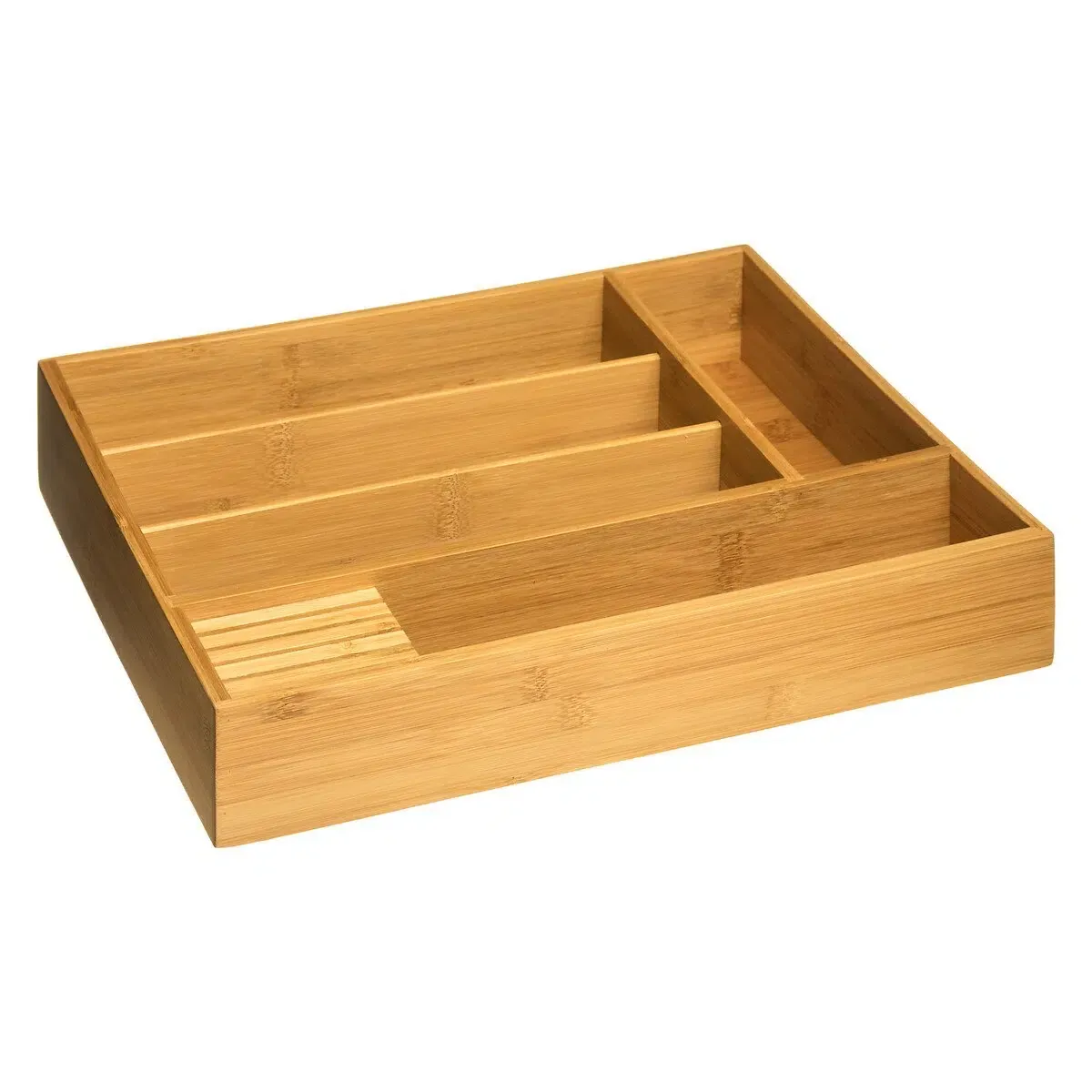 ORGANIZATOR ZA PRIBOR ZA JELO 38X28X7CM BAMBUS