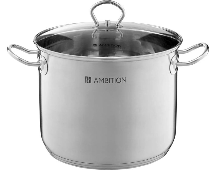 LONAC SA STAKLENIM POKLOPCEM 34CM/22,3L - ACERO