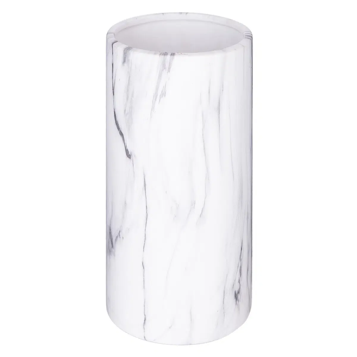 VAZA MARBLE 9.5X20CM KERAMIKA BIJELA