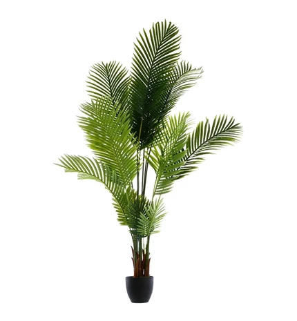 CVIJEĆE UMJETNO U TEGLI PALMA 114X105X180CM POLIETILEN/CEMENT CRNA