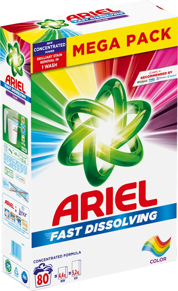DETERDŽENT ZA PRANJE RUBLJA ARIEL 4,4 kg COLOR