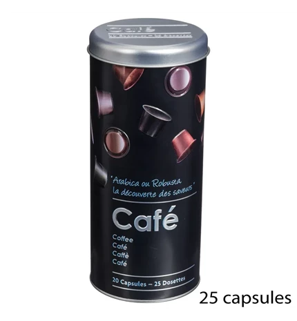 DOZA ZA KAPSULE COFE' 7.8x17.8 cm METAL CRNA