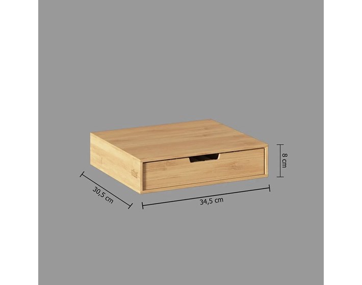 KUTIJA ZA KAPSULE  34.5x30.5x8 cm BAMBUS