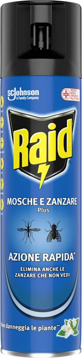 SPREJ ZA MUHE I KOMARCE RAID 400 ml