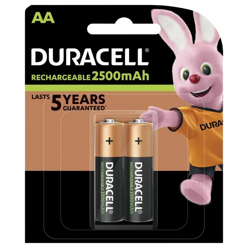 BATERIJA PUNJIVA AA 2500 mAH 2/1 DURACELL