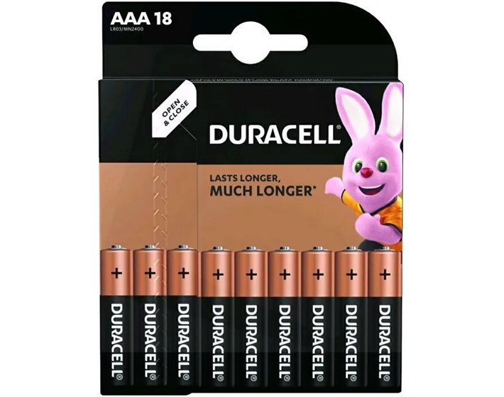 BATERIJA BASIC AAA 18/1 DURACELL