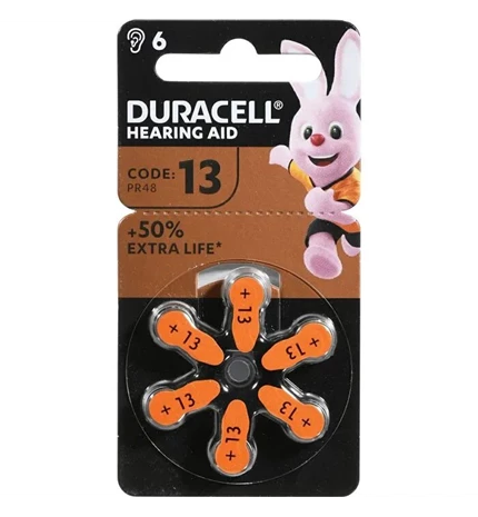 BATERIJA DA13 6/1 DURACELL