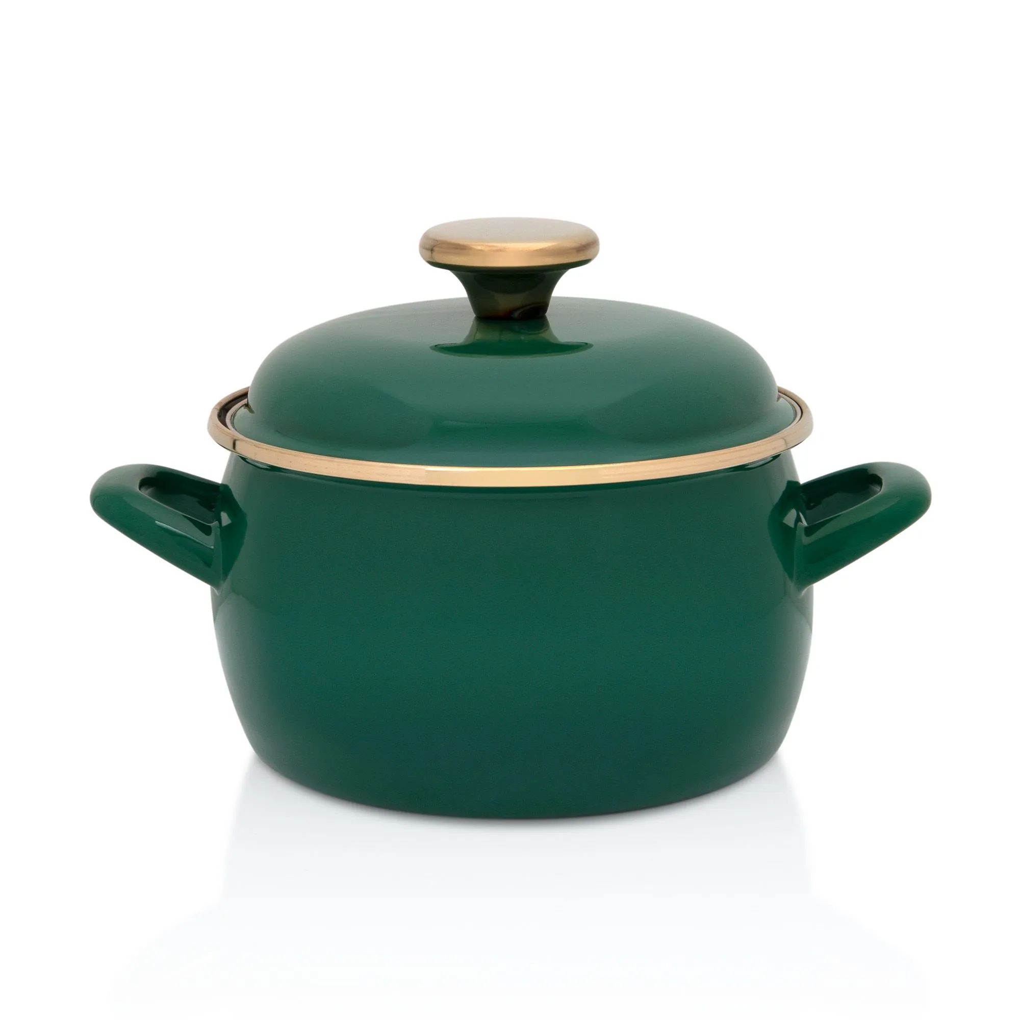 POSUDA DUBOKA PRINC GREEN GOLD 20 cm / 4,20 L