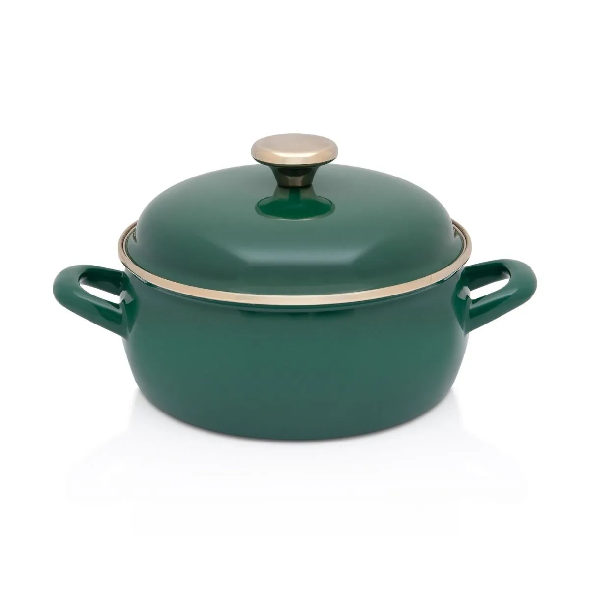 POSUDA PLITKA PRINC GREEN GOLD 20 cm / 2,9 L