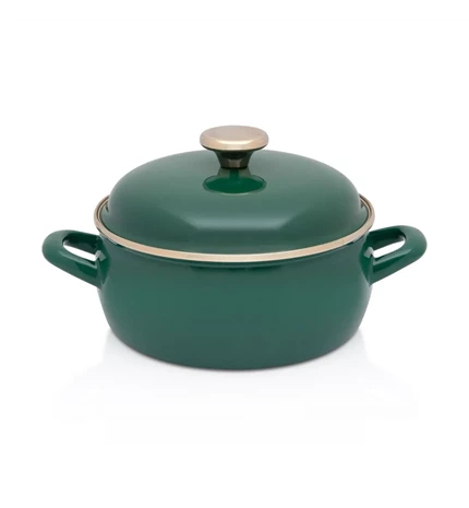 POSUDA PLITKA PRINC GREEN GOLD 16 cm / 1,50 L
