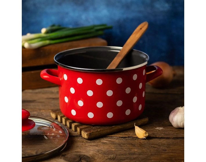 POSUDA DUBOKA STANDARD RED DOTS 20 cm / 4,00 L