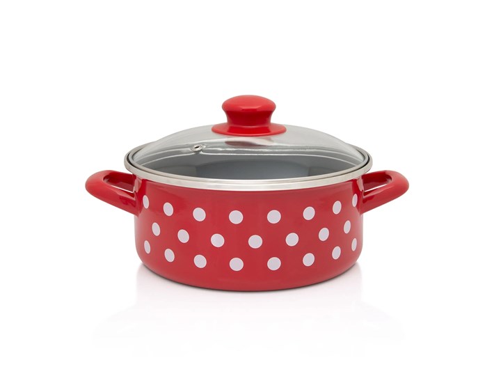 POSUDA PLITKA STANDARD RED DOTS 18 cm / 2,20 L