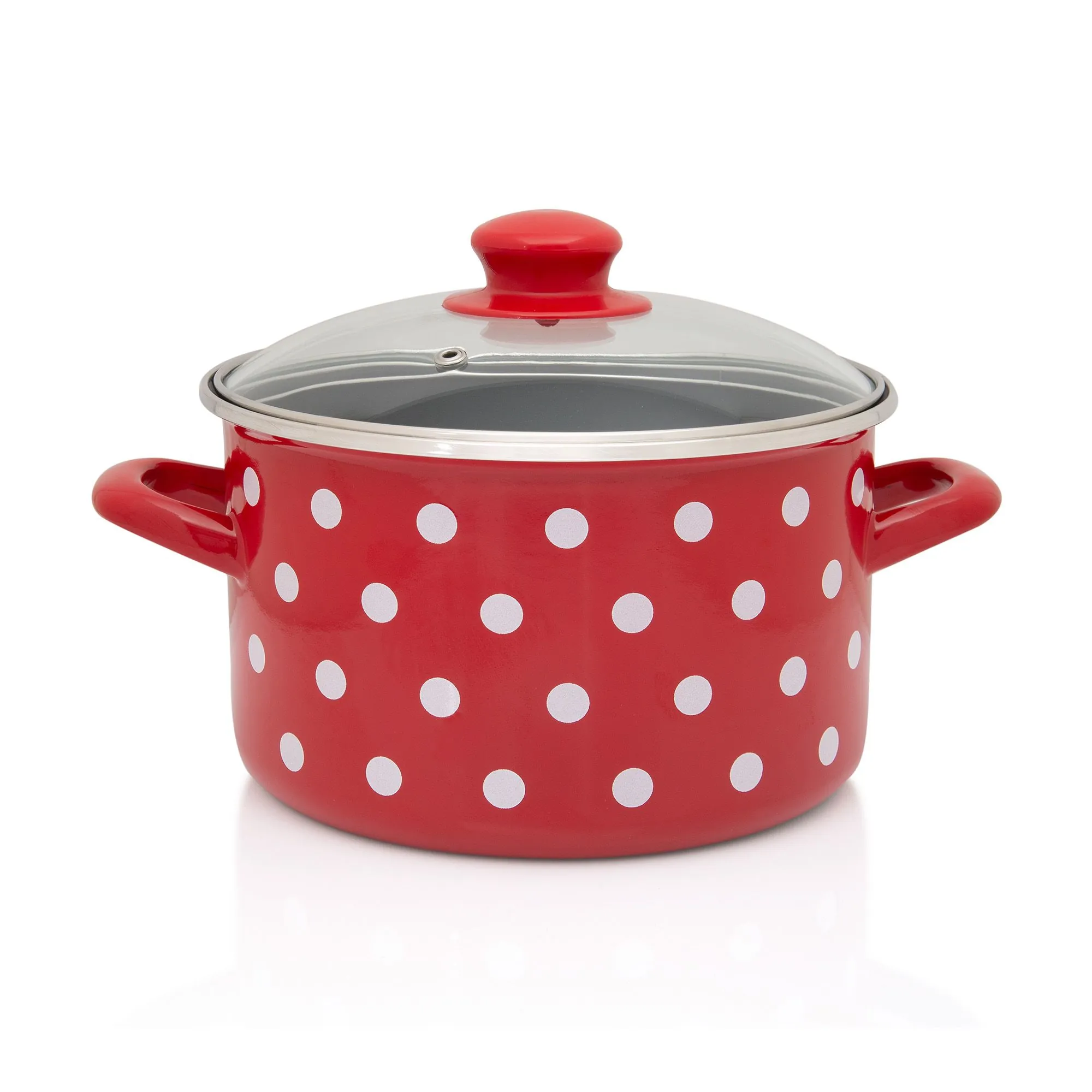 POSUDA DUBOKA STANDARD RED DOTS 24 cm / 6,75 L