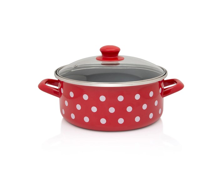 POSUDA PLITKA STANDARD RED DOTS 22 cm / 3,50 L