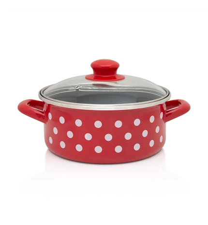 POSUDA PLITKA STANDARD RED DOTS 20 cm / 2,75 L