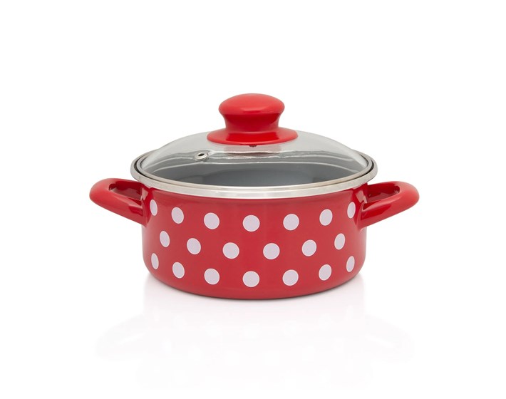 POSUDA PLITKA STANDARD RED DOTS 16 cm / 1,50 L