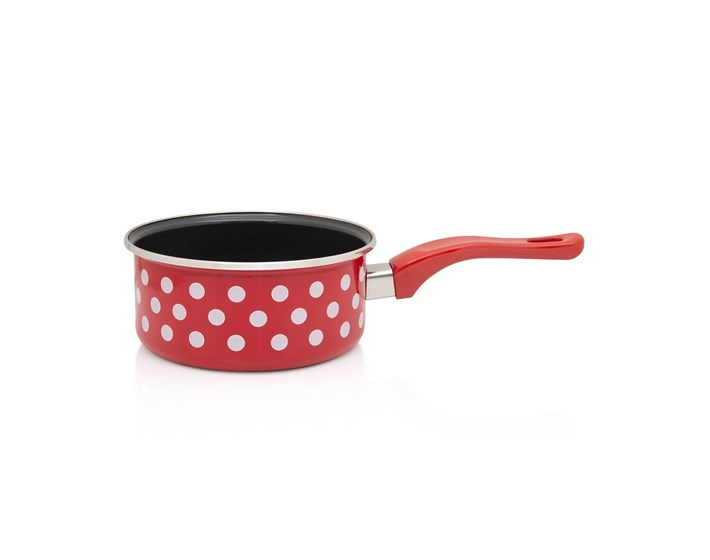 POSUDA 1 RUČKA STANDARD RED DOTS 16 cm / 1,50 L