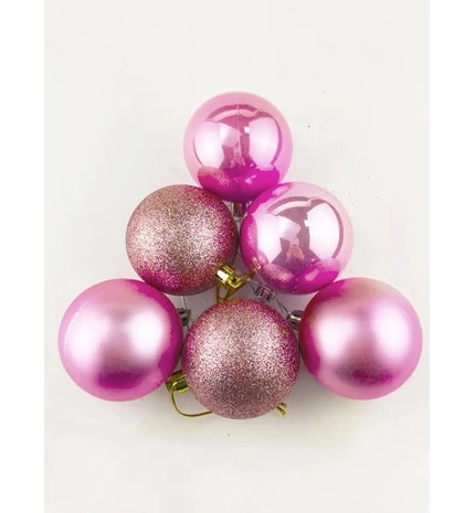 KUGLICE BOŽIĆNE 24/1 ROZE