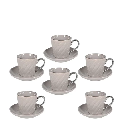 SET ŠALICA SOLID 12/1 SIVE