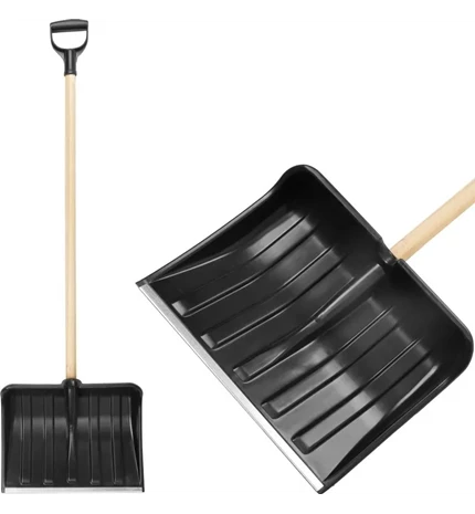 LOPATA ZA SNIJEG PVC/DRVENA DRŠKA 40x31 cm