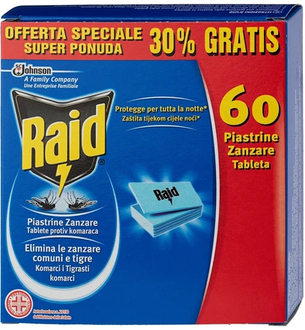 TABLETE LAMINARNE ZA EL. AP. PROMO 60/1 RAID