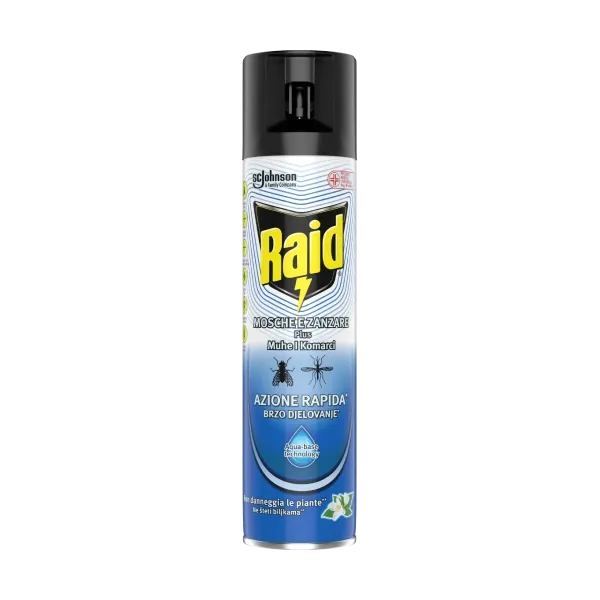 SPREJ MUHE/KOMARCI AQUA BASE 400 ml RAID