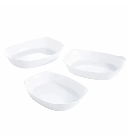 PEKAČI SMART CUISINE CARINE 3/1 ČETVRTASTI 38 / 34 / 30 cm