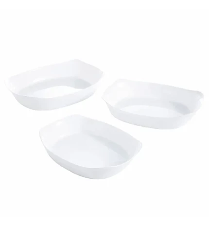 PEKAČI SMART CUISINE CARINE 3/1 ČETVRTASTI 38 / 34 / 30 cm