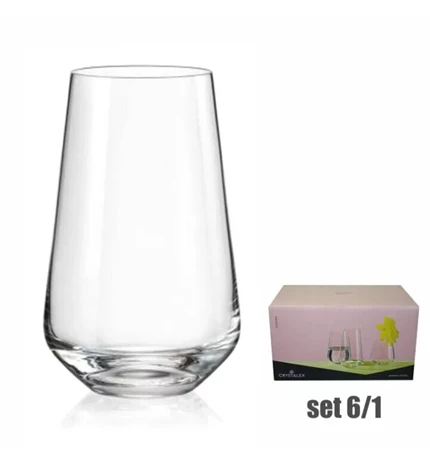 ČAŠE KRISTALIN SANDRA VODA 6/1 440 mL