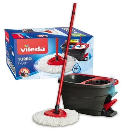 SET VILEDA EASYWRING & CLEAN (TURBO) MOP S RESAMA I KANTA S ROTACIJSKIM CJEDILOM
